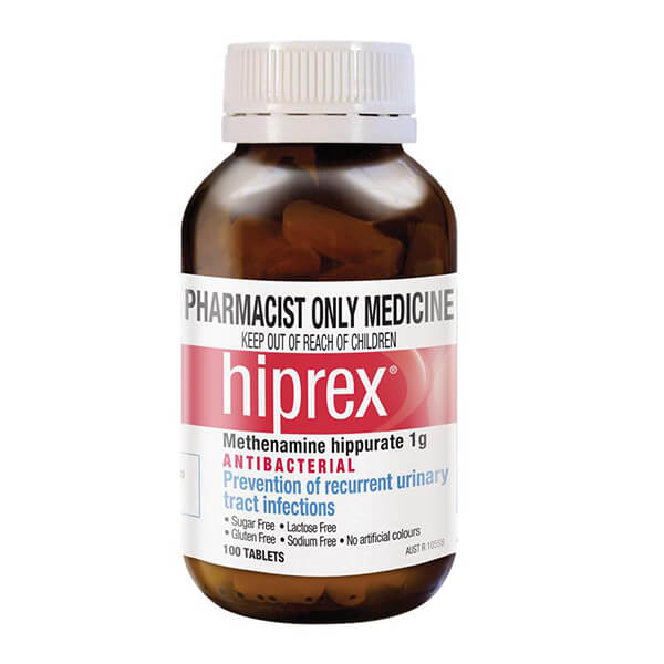 Hiprex Antibacterial 100 Tablets